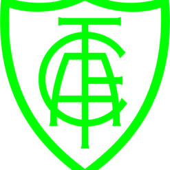 Escudo America mineiro Arte para silk