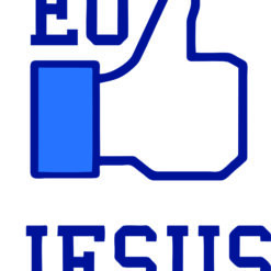 Eu Curto Jesus arte para silk