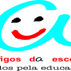 Amigos da Escola arte para silk