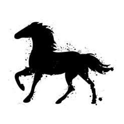 Cavalo  Arte para silk