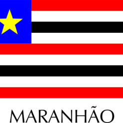 Bandeira do Maranhão Arte vetorizada para silk