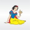 Branca de neve 1 Arte para silk   vetor
