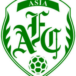 escudo Confederação da asia 2 Arte para silk   vetor