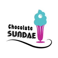 chocolate sundae  arte para silk vetorizada