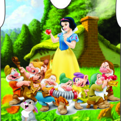 Branca de neve e os 7 anões imagem para sublimação