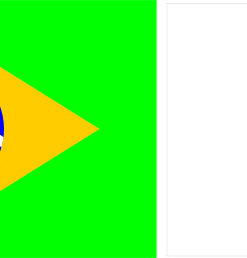 Bandeira brasil/Minas arte para silk vetorizada