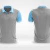Mockup e layout  de camisa polo editável   vetorizada
