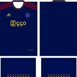 camisa Ajax 1  ARTE PARA SUBLIMAÇÃO