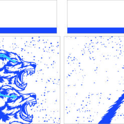 INTERCLASSE  Lobos Azuis   ARTE PARA SUBLIMAÇÃO