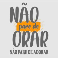 Não pare de orar vetor arte para silk vetorizada