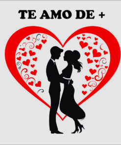 Te amo de mais vetor arte para silk vetorizada