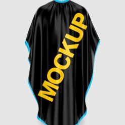 Mockup e layout   Capa Barbeiro  editável   vetorizada
