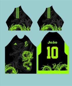 ARTE CAMISA DRAGÃO verde   arte para sublimação