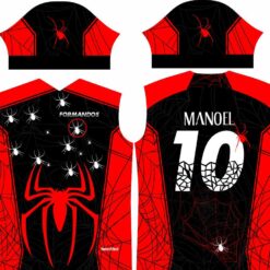 ARTE CAMISA HOMEM-ARANHA MINI preta arte para sublimação