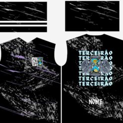 ARTE CAMISA TERCEIRÃO preta arte para sublimação