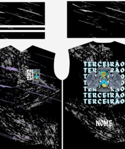 ARTE CAMISA TERCEIRÃO preta arte para sublimação