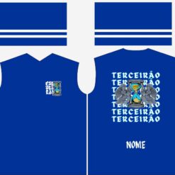 ARTE CAMISA TERCEIRÃO azul  arte para sublimação