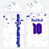Arte Uniforme Redbull Branco arte para sublimação