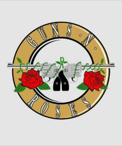 Guns N' Roses Banda arte para silk