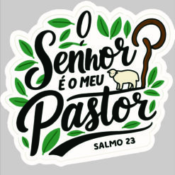 O senhor é meu pastor vetor arte para silk vetorizada