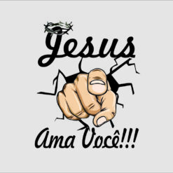 Jesus Ama você vetor arte para silk vetorizada