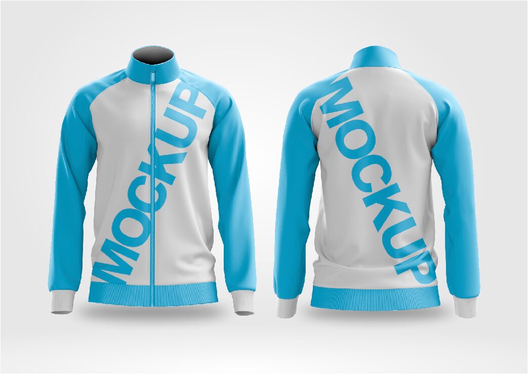 Mockup e layout   Jaqueta Moletom editável   vetorizada
