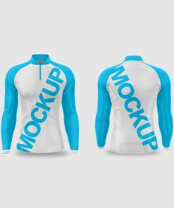 Mockup e layout    Camisa Pesca Manga Longa Raglan vetorizada