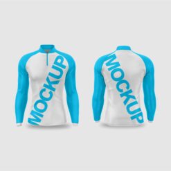 Mockup e layout    Camisa Pesca Manga Longa Raglan vetorizada